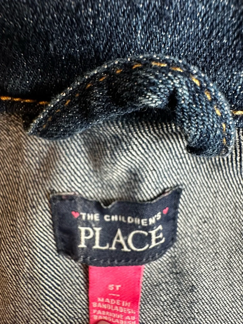 The Children's Place Indigo Blue Denim Jacket - Girls